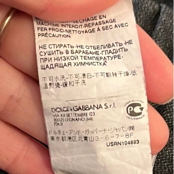 Dolce & Gabbana Cropped Cuffed Trousers - Picture 11 of 12